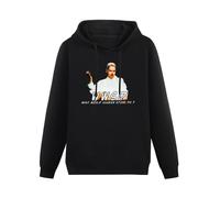 QURUMBAGH WWSD What Would Sharon Stone Do Mens Hoodies Pullover Hoody Black Sweatershirt XXL