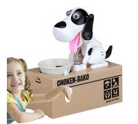 Qurygin Banca portamonete per mangiare cani, banco monete per rubare cani - cane mangia monete e risparmia denaro banco monete | Decorazione creativa per la casa, salvadanaio, decorazione da scrivania
