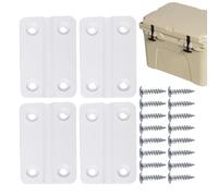 Qurygin Cerniere per la cassa del ghiaccio | Cerniere per parti di raffreddamento viti incluse, comodo set di ricambio per raffreddamento, cerniere e viti