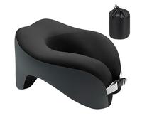 Qurygin cervicale per dormire, a forma di U, di supporto per il collo in memory foam, forniture per pisolini per campeggio all'aperto, famiglia, film, eventi notturni, volontari