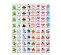 Qurygin Gioco Mahjong | Blocco di di gioco con motivo bandiera | Block Puzzle Games, Set di piastrelle Mahjong, di giochi per adulti e bambini