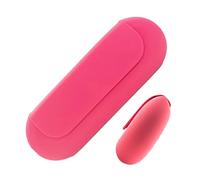 Qurygin Porta pennelli da trucco da viaggio, borsa portatile per cosmetici, trousse per pennelli da trucco, porta pennelli per il viso, organizer per trucco per donne e ragazze, Rosa acceso, Refer to