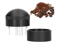 Qurygin Tamper per caffè, Tamper per ago per caffè - Miscelatore ad ago distributore rotante - Strumento per agitare il caffè per una velocità di estrazione più elevata, stabile e stabile, per uso