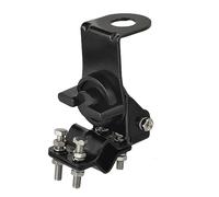 Qusedwey 1 PCS Supporto per Antenna Veicolare CB per Montaggio A Specchietto Paraurti Portapacchi A Tetto in Metallo Nero, Supporto Fisso per Radio CB VHF UHF per Auto e Camion