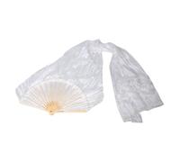 Qusedwey 100% Fan di Danza Unisex nel Seta Cinese Unisex Ventagli di Danza del Ventre Colore 180X90Cm