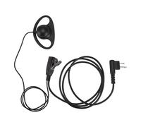 Qusedwey 2 Pin Advanced D Shape Clip-Ear Ptt Headset Auricolare Mic per 2 Way Radio Gp88s Gp300 Gp68 Gp2000 Gp88 Gp3188 Cp040 Cp1200 A8 A6 A10 A12
