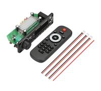 Qusedwey 2x100W 12V Amplificatore Lettore Audio Bluetooth 5.0 Scheda di Decodifica MP3 Lettore MP3 Auto Modulo Radio FM TF USB Microfono Registra Chiamata