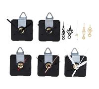 Qusedwey 5 Pezzi del Meccanismo di Movimento 'Orologio Parti del Quarzo Silenzioso Orologio da Parete DIY con 7 Diverse Coppie di Lancette 'Orologio Kit di Ricambio
