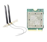 Qusedwey Adattatore Wireless WiFi7 QCNCM865 Tri Band da 2,4 Gbps con Antenna Esterna da 12dbi e Bluetooth 5.4 per Wi-Fi Wireless di Rete 802.11be M.2 NGFF WLAN WiFi. Solo per Win11.