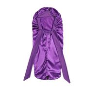 Qusedwey Cofano da da Notte Coda Lunga Capelli Intrecciati Cuffia da Notte Cuffia da Doccia Cuffie da Doccia per Sauna Cofano da Bagno Facile da Usare Viola Scuro