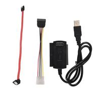 Qusedwey Convertitore Adattatore da Unità/PATA/IDE un USB 2.0 per Disco Rigido da 2,5/3,5 Pollici Convertitore Adattatore Caldo nel Tutto il Mondo