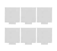 Qusedwey Foglio Acrilico Trasparente per Segnaletica da Tavolo con Base a LED Progetti di Visualizzazione Fai da Te Luci a LED Artigianali per Progetti 6 Pezzi Piece