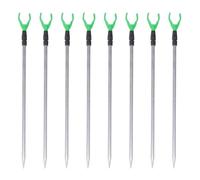 Qusedwey Forniture per la Pesca con Staffa per Canne da Pesca con Telaio Fisso da 8 Pezzi nel Metallo Regolabile