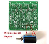 Qusedwey Kit DIY Tester di Capacità Della Batteria da 150 W 10 un Test di Scarica del Carico Elettronico un Corrente Costante Regolabile