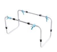 Qusedwey Sollevatore per Coperte per Piedi, Sollevatore per Coperte Regolabile In Altezza per I Piedi del Letto, Sollevatore per Coperte In Lega di Alluminio per Le Dei Piedi