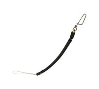 Qusinfc 1. Resistente corda antiurto da 40 cm con perno in acciaio inox per fucili da pesca sicura e professionale