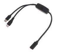 Qusinfc 2 In 1 Multi-funzione USB C Cavo Del Caricatore Con Cavo Di Ricarica Con Interruttori Per Tablet Tipo Femmina A Tipo Adattatore Maschio