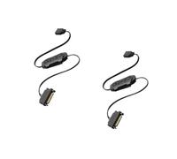 Qusinfc ARGB Cavo di controllo illuminazione 5V 3 Pin con Inline, Nero | Sintonizzazione della luce del desktop per le configurazioni del costruttore