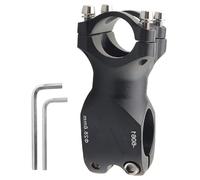 Qusinfc Attacco manubrio in lega resistente, facile da installare, angoli ergonomici per ridurre l'affaticamento e installare rapidamente lo stelo della bici