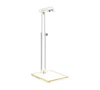 Qusinfc Banco di mostra acrilico multifunzionale per borse gioielli sciarpe altezza regolabile base stabile espositore da banco acrilico, Small, come descritto