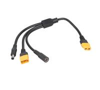 Qusinfc Cavo adattatore corrente 5A con interfacce da 5,5 x 2,1 mm per dispositivi rinnovabili e cavo di collegamento della batteria solare in miniatura