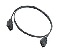 Qusinfc Cavo di prolunga per illuminazione indirizzabile per custodia | Layout del connettore piatto 5V 3-pin, copertura del PVC di rame stagnato