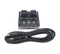 Qusinfc Efficiente 2 Personalizza Interruttori Tastiera Opzionale Con Colore LED Illuminazione Tipo C Per Il Gioco Efficienza Lavorativa Tastiera Luce Colore