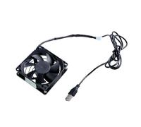 Qusinfc fan del Governo di USB di 80mm con controllo del termostato per il raffreddamento efficace di elettronica e della ventola di raffreddamento di USB degli apparecchi