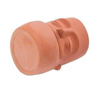 Qusinfc Fioriera decorativa in argilla rossa naturale, perfetta per giardini domestici e composizioni vegetali, vaso unico tribale in terracotta porosa per decorazione balcone patio