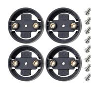 Qusinfc Il set di adattatori per computer include 4 basi | Adattatore per supporto computer da bicicletta, include elementi di fissaggio in metallo e strumenti per diversi modelli di