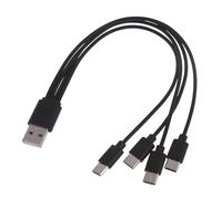 Qusinfc Multi cavo di ricarica USB 2/4 in 1 adattatore del caricatore per il telefono Multi cavo C