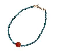 Qusinfc Perline in stile vintage con intrecci vibranti con design portatile, per donne, occasioni casual o formali, perline vintage, Misura unica, come descritto