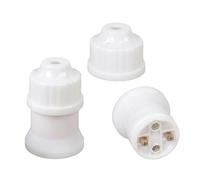 Qusinfc Portalampada a sospensione E27, confezione da 2 pezzi, montaggio a soffitto, facile installazione per lampadine a ventaglio
