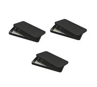 Qusinfc Robusta scatola rettangolare in metallo con vassoi rimovibili organizer compatti impermeabili per monete gioielli accessori per la casa scatola porta monete impermeabile