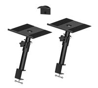 Qusinfc Supporto da scrivania salvaspazio con impugnatura per docenti, capacità 18 kg, struttura in acciaio contro base antiscivolo, supporto per osservare lo studio con organizzazione del filo