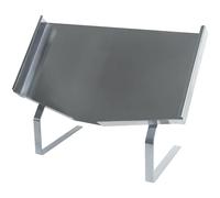 Qusinfc Supporto per apicoltura in acciaio inox a nido d'ape con gamba regolabile per taglio di mieli e vetrine interattive Espositore per mieli in acciaio inossidabile