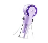 Qusinfc Ventilatore in miniatura da appendere al collo, ricaricabile tramite USB, batteria da 1200 mAh, gadget di raffreddamento per nebulizzazione portatile per donne e uomini a batteria