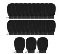 Qussedser 20 Pezzi di Esfolianti In Massa Guanto Esfoliante per il Corpo Scrubber In Fibra di Viscosa 150D Pelle Profonda Guanto per Scrub Coreano per il Bagno Durevole