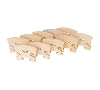 Qussedser Codici per Violino In Legno di Acero Professionale Ponte per Violino Ponte In Legno con Motivo A Codice 10 Pezzi Accessori