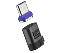 Qussedser di Ricarica Rapida PD 3.0 Adattatore Magnetico di Tipo C da 240 W Trasferimento Dati 480 Mbps per Telefono Laptop