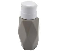Qussedser Dispenser vuoto a forma di rombo grigio per nail art, flacone da 200 ml, per rimuovere lo smalto gel acrilico e liquido, strumento per manicure
