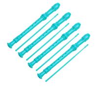 Qussedser Flauto per Bambini A 8 Fori In ABS Verde, Strumento per Flauto Entry-Level A 8 Fori per Principianti