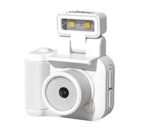 Qussedser Fotocamera con Stile Mini SLR Cmos con Luce Flash e Base di Ricarica. Registratore Video Portatile DV 1080P con Schermo LCD B