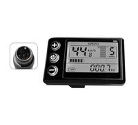 Qussedser LCD-S866 - Display LCD per bicicletta elettrica, pannello di visualizzazione per cruscotto, 24 V, 36 V, 48 V, per scooter elettrico a 6 pin