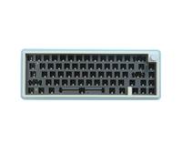 Qussedser LMK67 Kit Tastiera Meccanica DIY CNC RGB Hot Swap Bluetooth 5.0/2.4Ghz/Tipo-C con Supporto per Montaggio con Guarnizione della Manopola Via,A