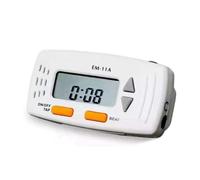 Qussedser Metronomo per Chitarra EM-11 con Funzione di Orologio, Mini Metronomo Elettronico per Chitarristi, Accessori per Chitarra Portatili