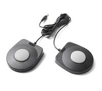 Qussedser Pedale A Doppio Sustain da 3,5 mm per Pianoforte Elettrico, Pedale per Batteria A Pedale per Pianoforte Elettrico, Accessori per Strumenti Musicali per Pianoforte Elettrico A