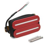 Qussedser Pickup al Manico Ad Alto Rendimento Pickup Humbucker Dual Hot Rail Facili da Installare Rosso