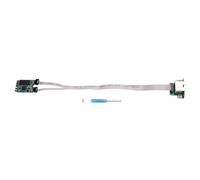 Qussedser Scheda di Rete Ethernet Gigabit 2.5G Scheda di Rete RJ45 Adattatore di Rete Bus Scheda di Rete Chip RTL8125BG Adattatore Ethernet M.2 A+E/Pin Piegati