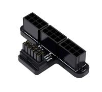 Qussedser Scheda Grafica Serie 3X8P A 40 ATX 3.0 12V HPWR 12+4P 600W Connettore Servosterzo da 180 Gradi Durevole Facile da Installare Facile da Usare Nero A